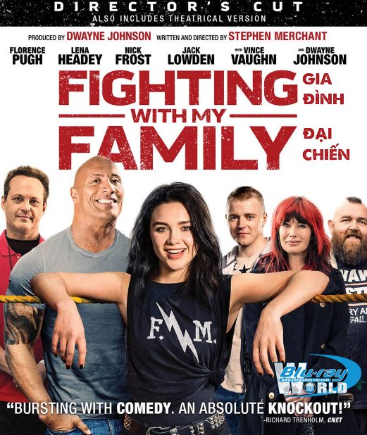 F1674. Fighting with My Family 2019 - Gia Đình Đại Chiến 2D50G (DTS-HD MA 5.1) 